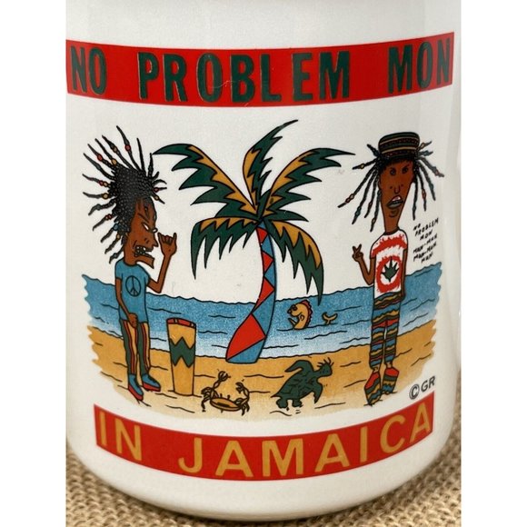RARE Vintage Beavis and Butt-head Coffee Tea Mug Cup Jamaica Rastafarian Y2K - Picture 2 of 10